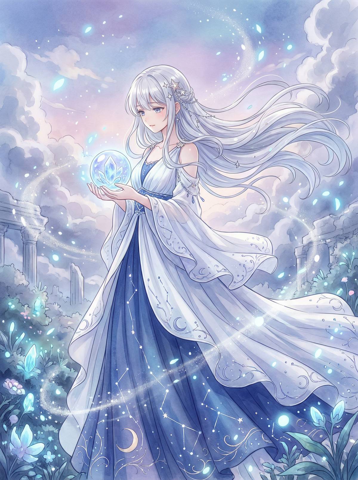 国产动漫美图-星辰少女